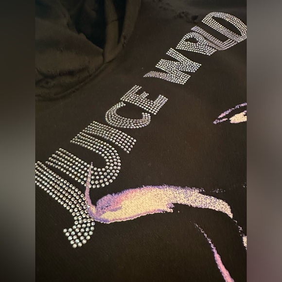 Juice Wrld Rhinestone Hoodie - Picture 2 of 4
